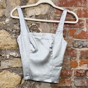 Abercrombie & Fitch Silver Camisole Top